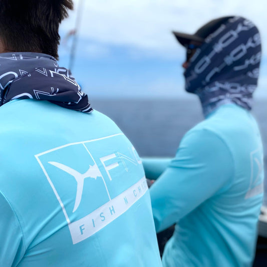 NECK GAITER - BLACK MARLIN