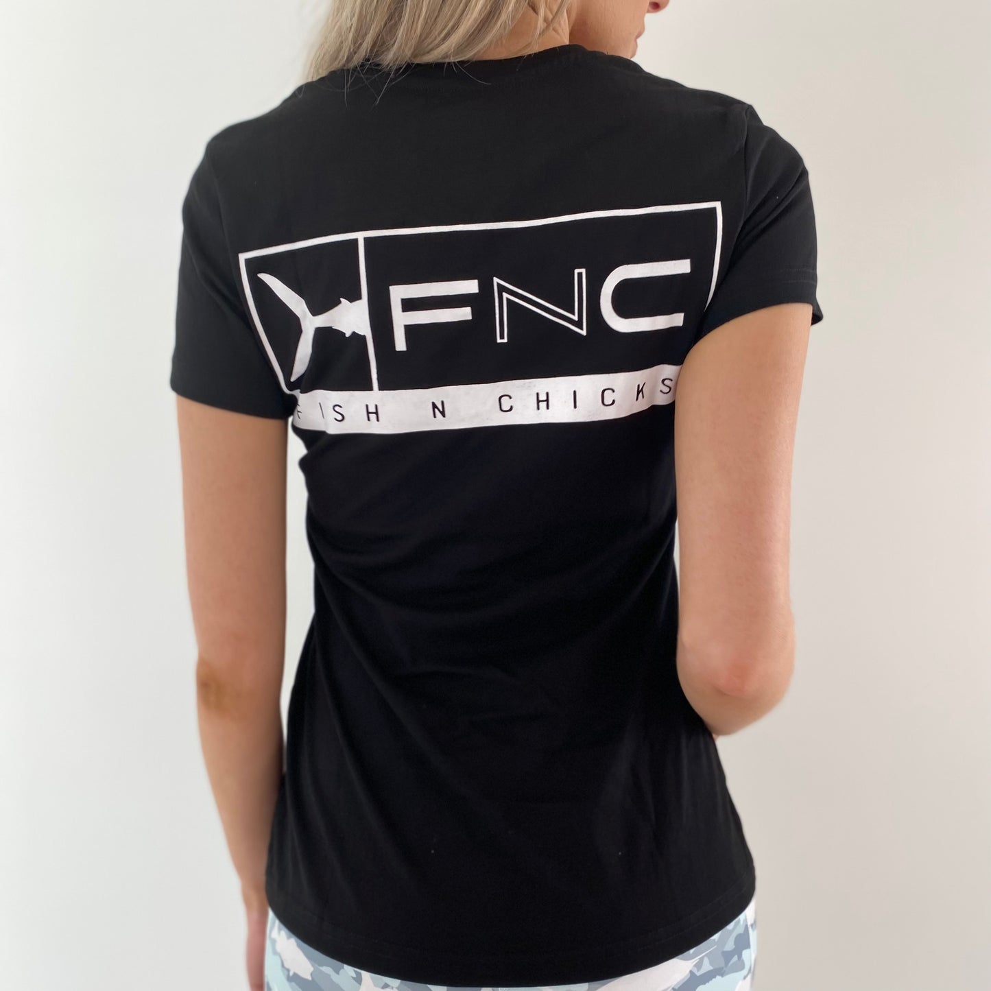 WOMENS BLACK MARLIN FNC T-SHIRT