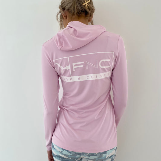 UPF 50+ WOMENS BAYSIDE FISHING SHIRT - HOODED