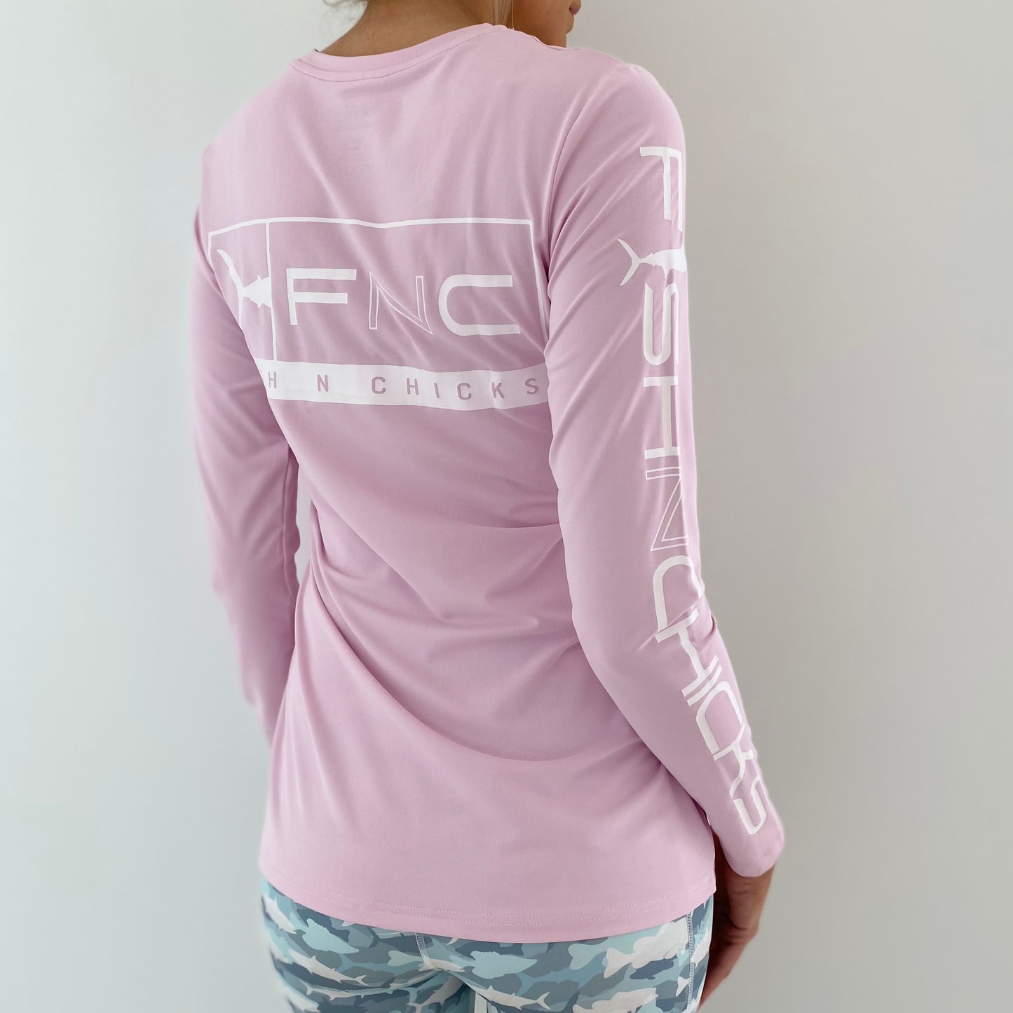UPF 50+ WOMENS BAYSIDE FISHING SHIRT - PINKY