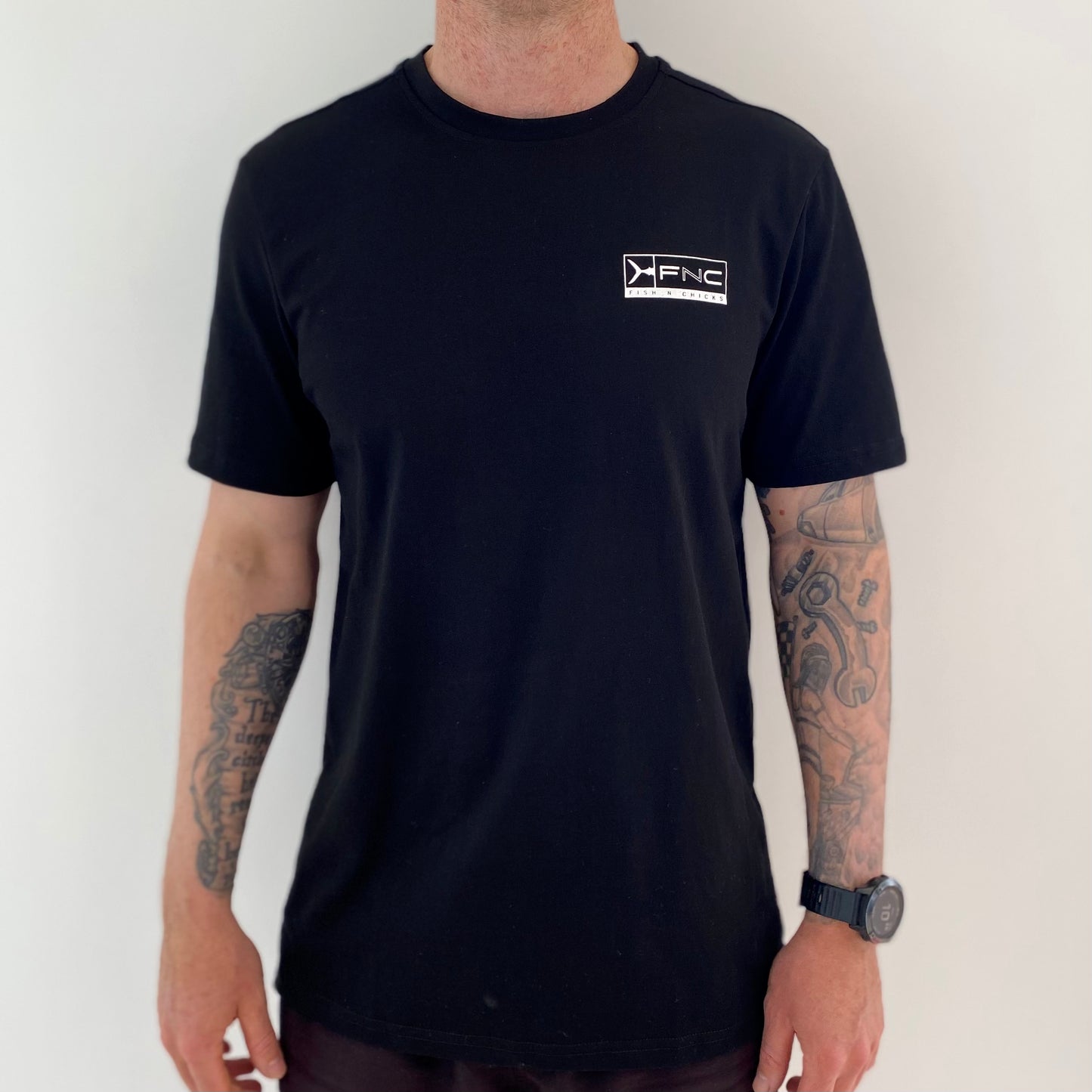 MENS BLACK MARLIN FNC T-SHIRT